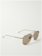 Native Sons - Ryder Aviator-Style Gold-Tone Sunglasses