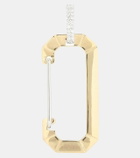 Eéra Chiara Big 18kt gold single earring with diamonds