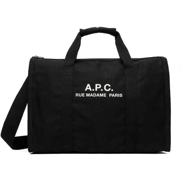 Photo: A.P.C. Black 'Récupération' Gym Weekender Bag