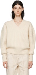 LVIR Off-White Wool Volume Sweater