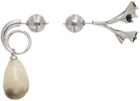 Panconesi Silver Algae Earrings