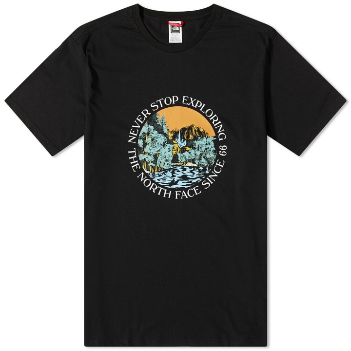 Photo: The North Face Men's Graphic M T-Shirt in Black