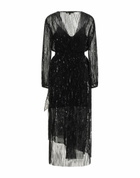 Maje Womens Midi dress in Black
