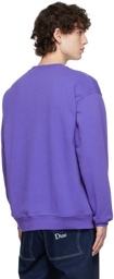 Dime Purple Classic Logo Sweatshirt