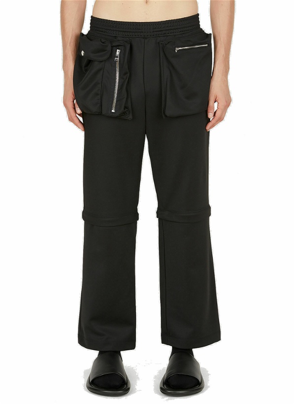 Photo: Patch Pocket Track Pants in Black