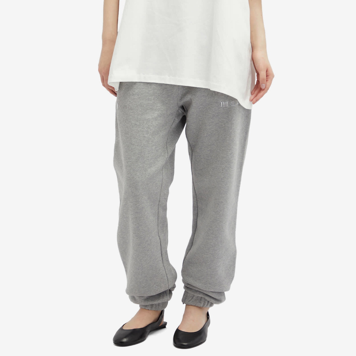 The Attico Women's Penny Sweat Pants in Melange Grey