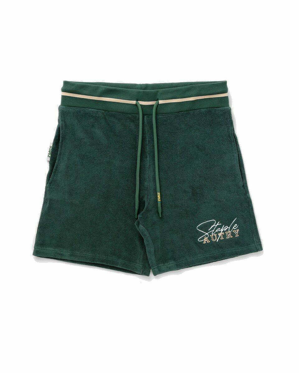 Photo: Autry Action Shoes Autry X Staple Shorts Green - Mens - Sport & Team Shorts