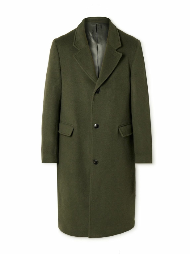 Photo: Officine Générale - Sirius Wool and Cashmere-Blend Coat - Green