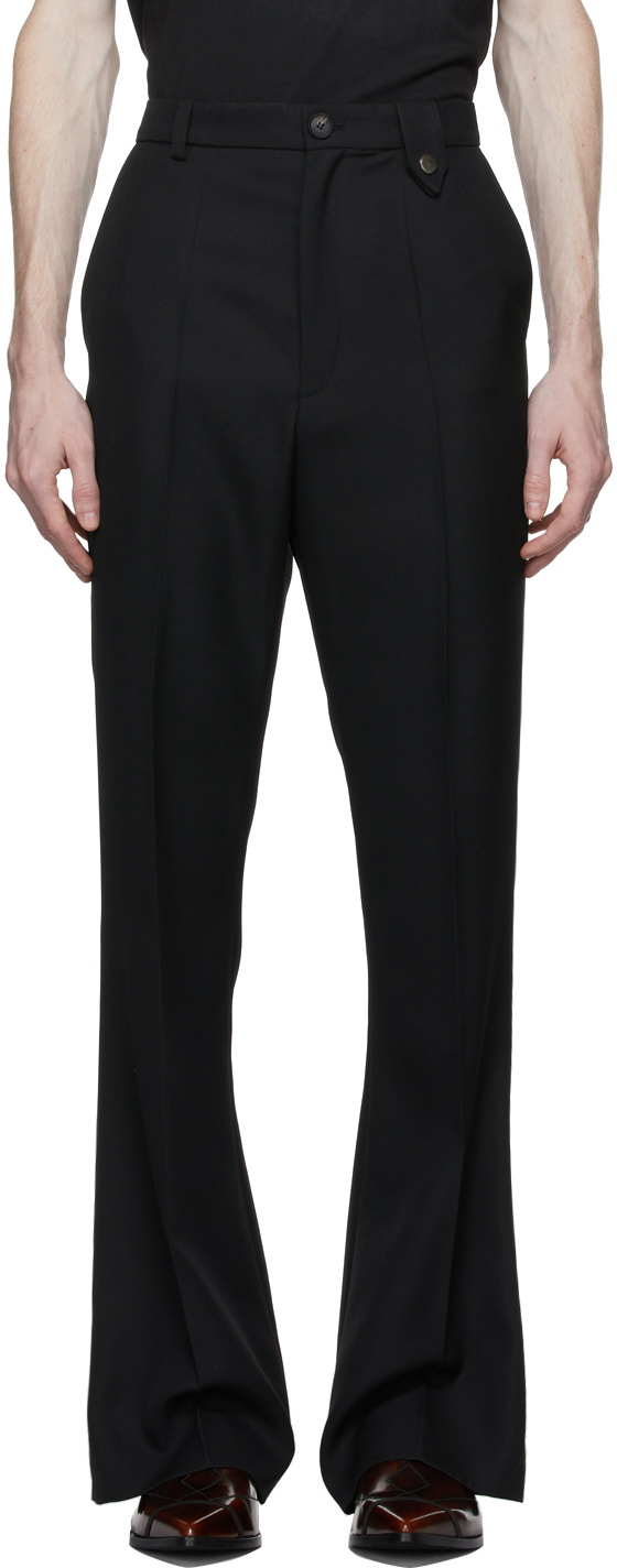 EGONlab Black Wool Sami Tailored Trousers