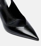The Attico Cheope leather pumps