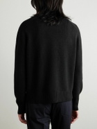 SECOND / LAYER - Ruined Distressed Cashmere Sweater - Black