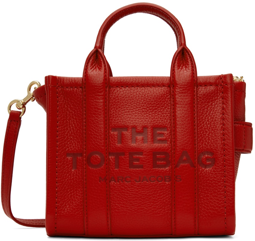 Marc Jacobs Red 'The Leather Mini' Tote Marc Jacobs