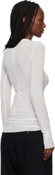 Rick Owens Off-White Temple Rib LS T-shirt