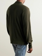 Officine Générale - Brent Virgin Wool Cardigan - Green