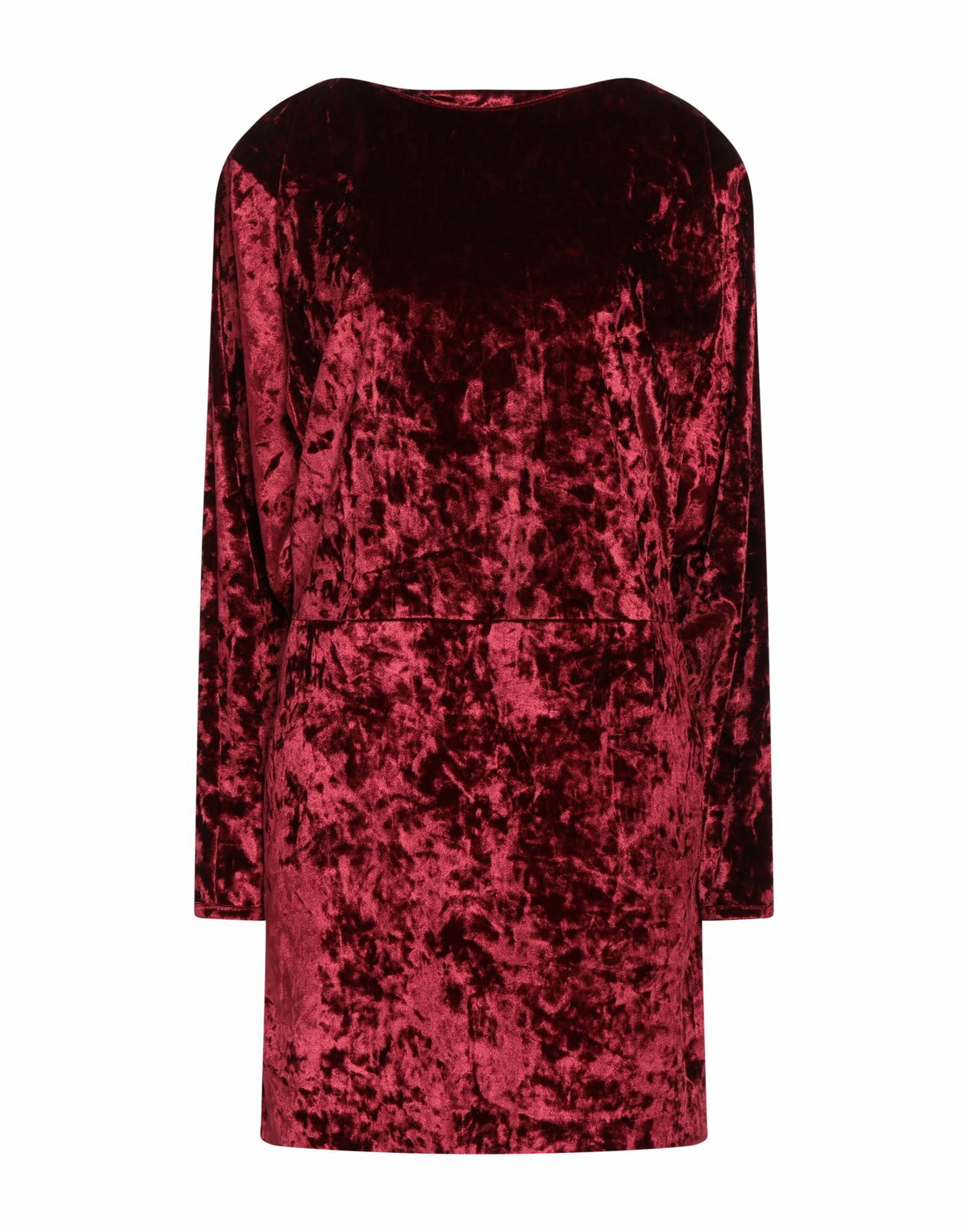 Manila Grace Womens Mini dress in Burgundy