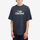 Late Checkout Men's LC Logo T-Shirt in Blue