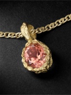 HEALERS FINE JEWELRY - Recycled Gold Tourmaline Pendant Necklace