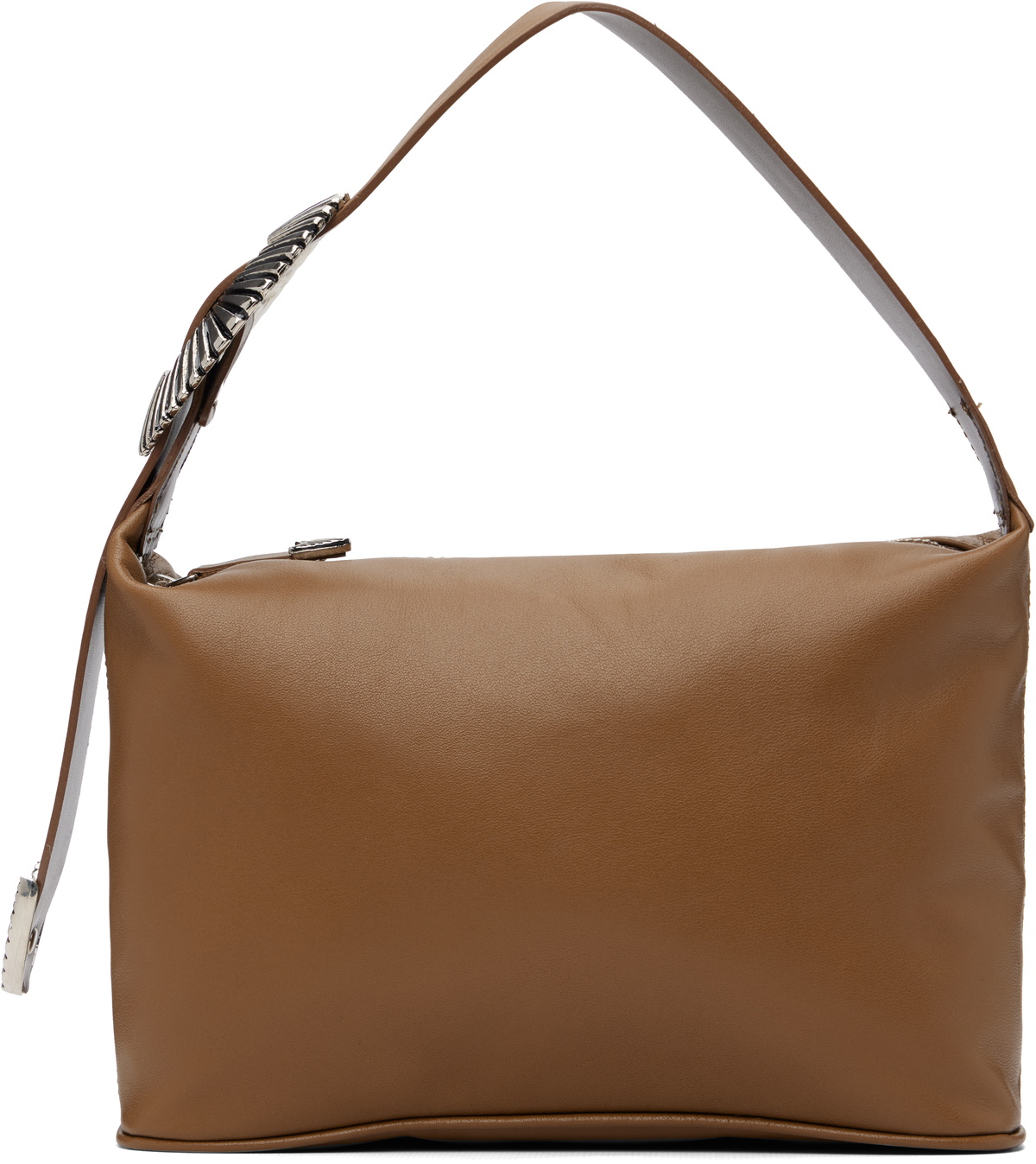 Toga Virilis Brown Leather Mini Pouch