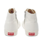 Kenzo Men's School High Top Sneakers in Off White