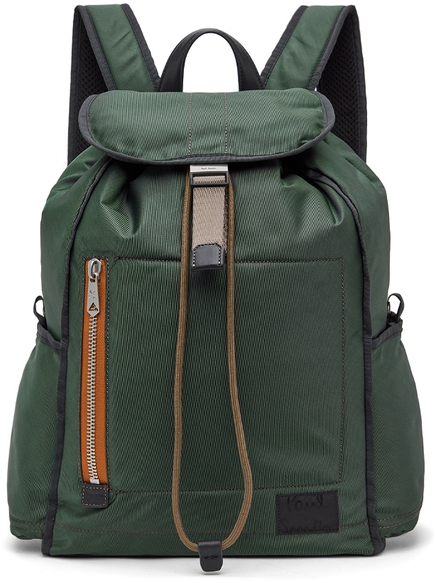 Photo: Paul Smith Green Twill Backpack