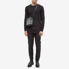 Versace Men's Repeat Logo Mesh Tote in Black