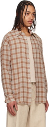 Holzweiler Brown Elja Check Shirt