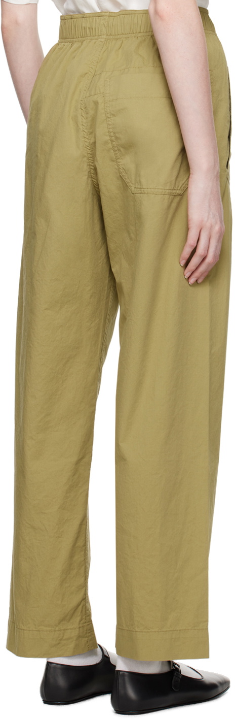 Margaret Howell Khaki Wide-Leg Lounge Pants