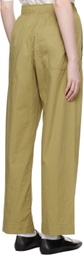 Margaret Howell Khaki Wide-Leg Lounge Pants