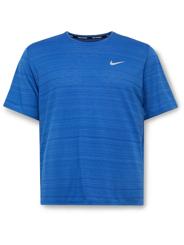 Photo: Nike Running - Miler Dri-FIT T-Shirt - Blue