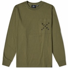 By Parra Men's Long Sleeve Angelica T-Shirt in Leaf