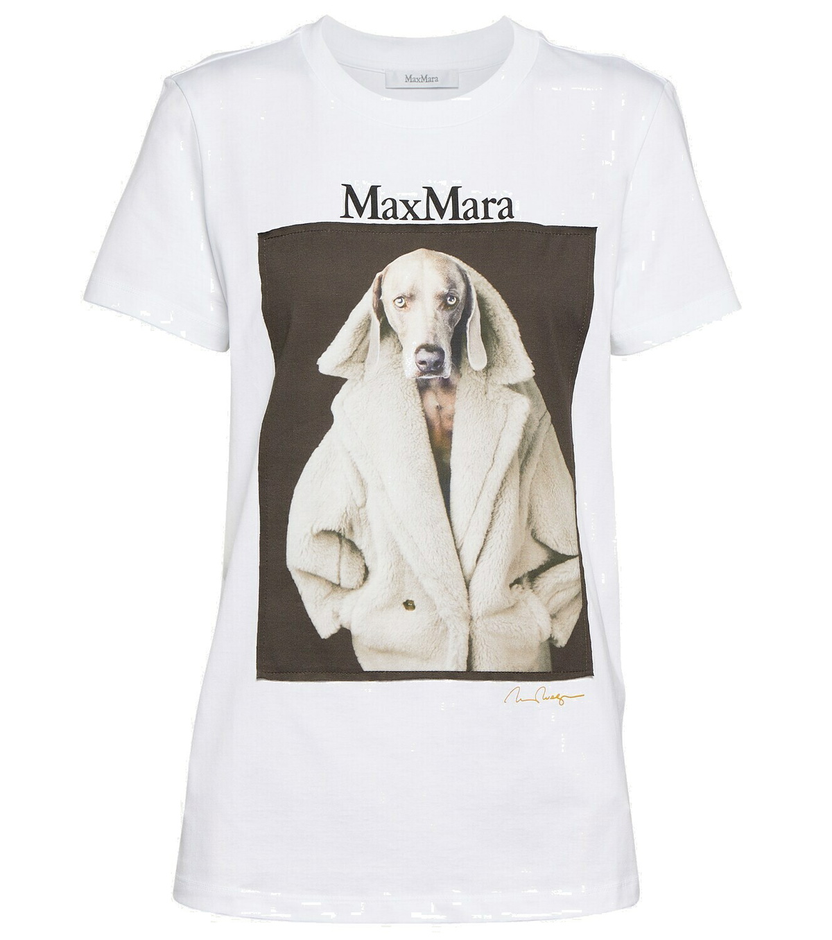 Max Mara Printed cotton T-shirt Max Mara