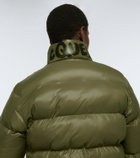 Alexander McQueen Graffiti puffer jacket