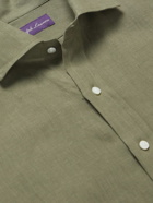 Ralph Lauren Purple label - Serengeti Linen Shirt - Green