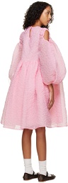 Cecilie Bahnsen Pink Janessa Midi Dress