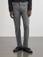 FRAME - L'Homme Slim-Fit Stretch Lyocell-Blend Trousers - Gray