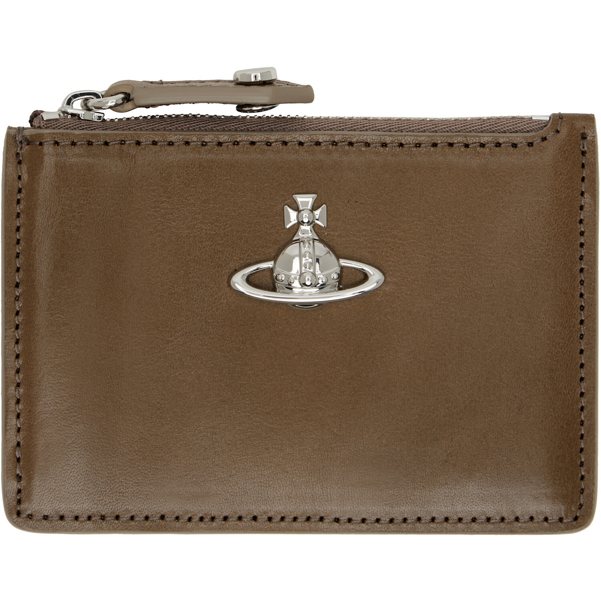 Vivienne Westwood Brown Slim Long Card Holder