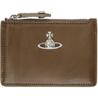 Vivienne Westwood Brown Slim Long Card Holder