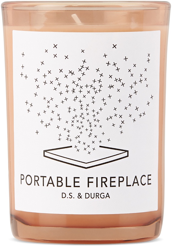 Photo: D.S. & DURGA Portable Fireplace Candle, 7 oz