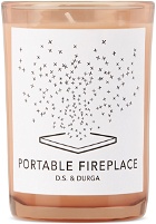 D.S. & DURGA Portable Fireplace Candle, 7 oz