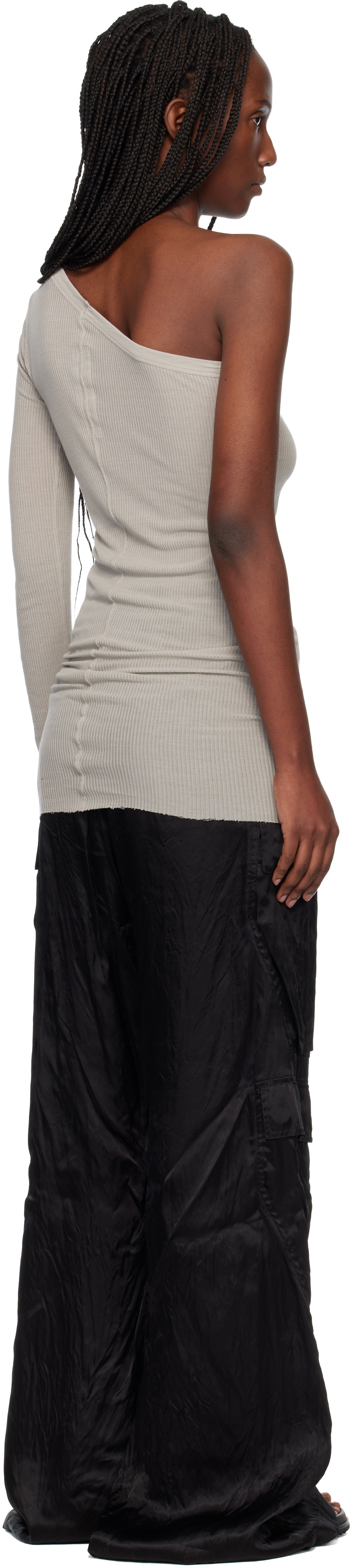 Rick Owens Off-White Temple Ziggy Minidress