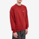 Polar Skate Co. Men's Default Crew Sweat in Rich Red