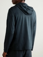 Lululemon - Stretch Recycled-Jersey Hoodie - Blue
