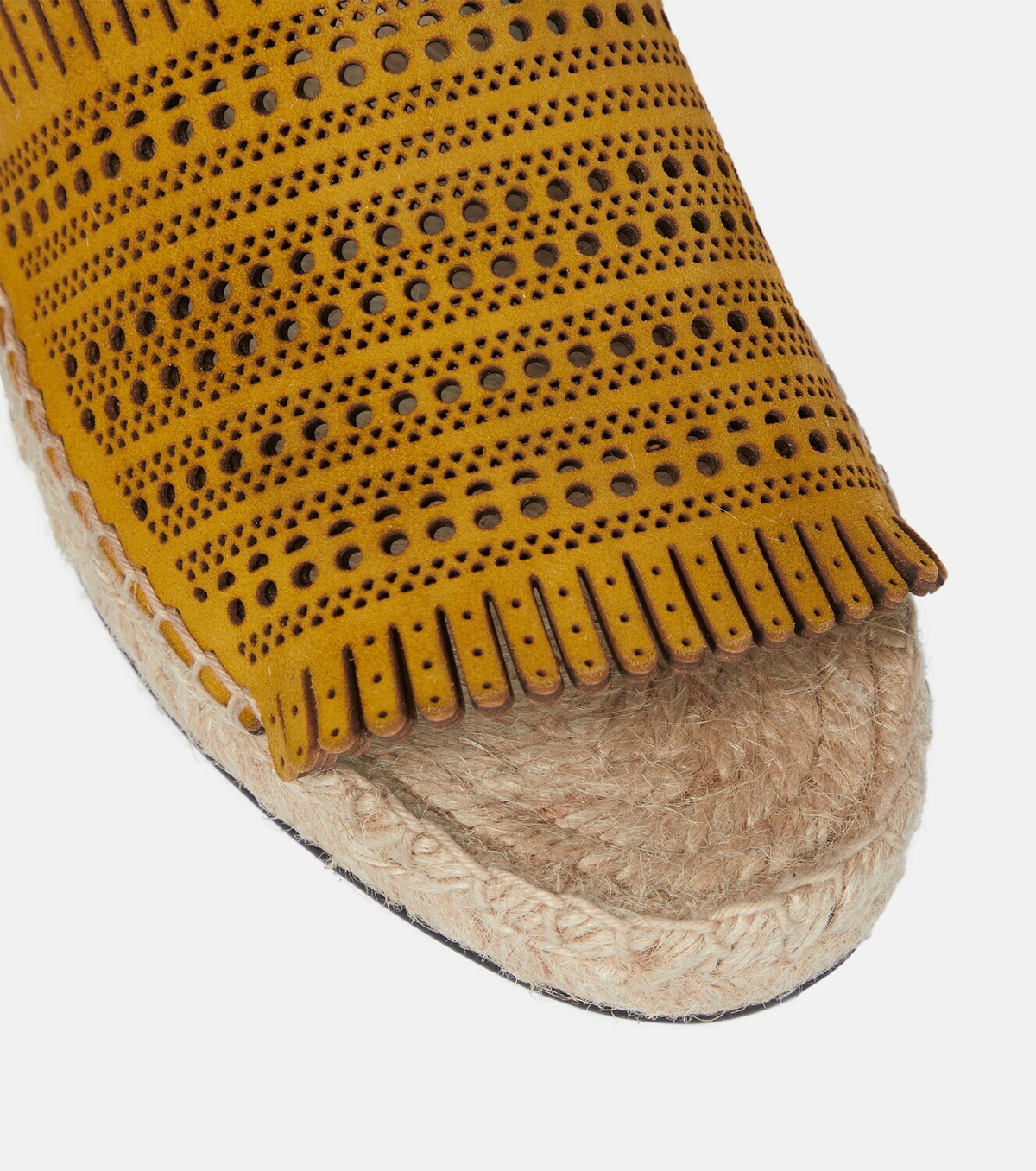 Alaïa Suede espadrilles
