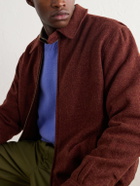Portuguese Flannel - Aurelia Wool-Tweed Blouson Jacket - Red
