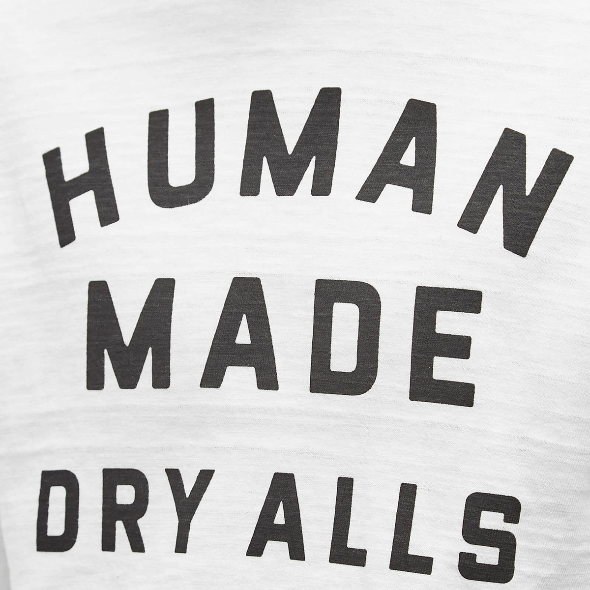 Human Made Men's Long Sleeve Dryalls T-Shirt in White Human Made