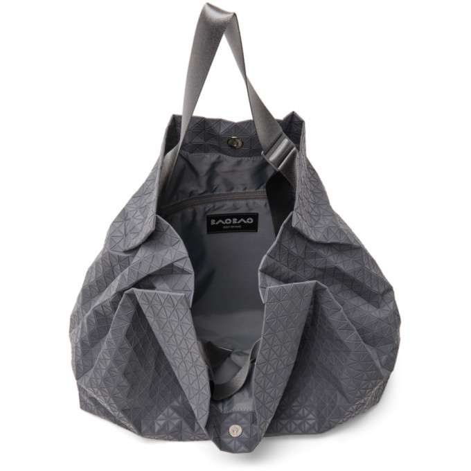 Bao Bao Issey Miyake Grey One-Tone Cart Tote