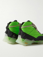ROA - Andreas Strap Rubber-Trimmed Ripstop Boots - Green
