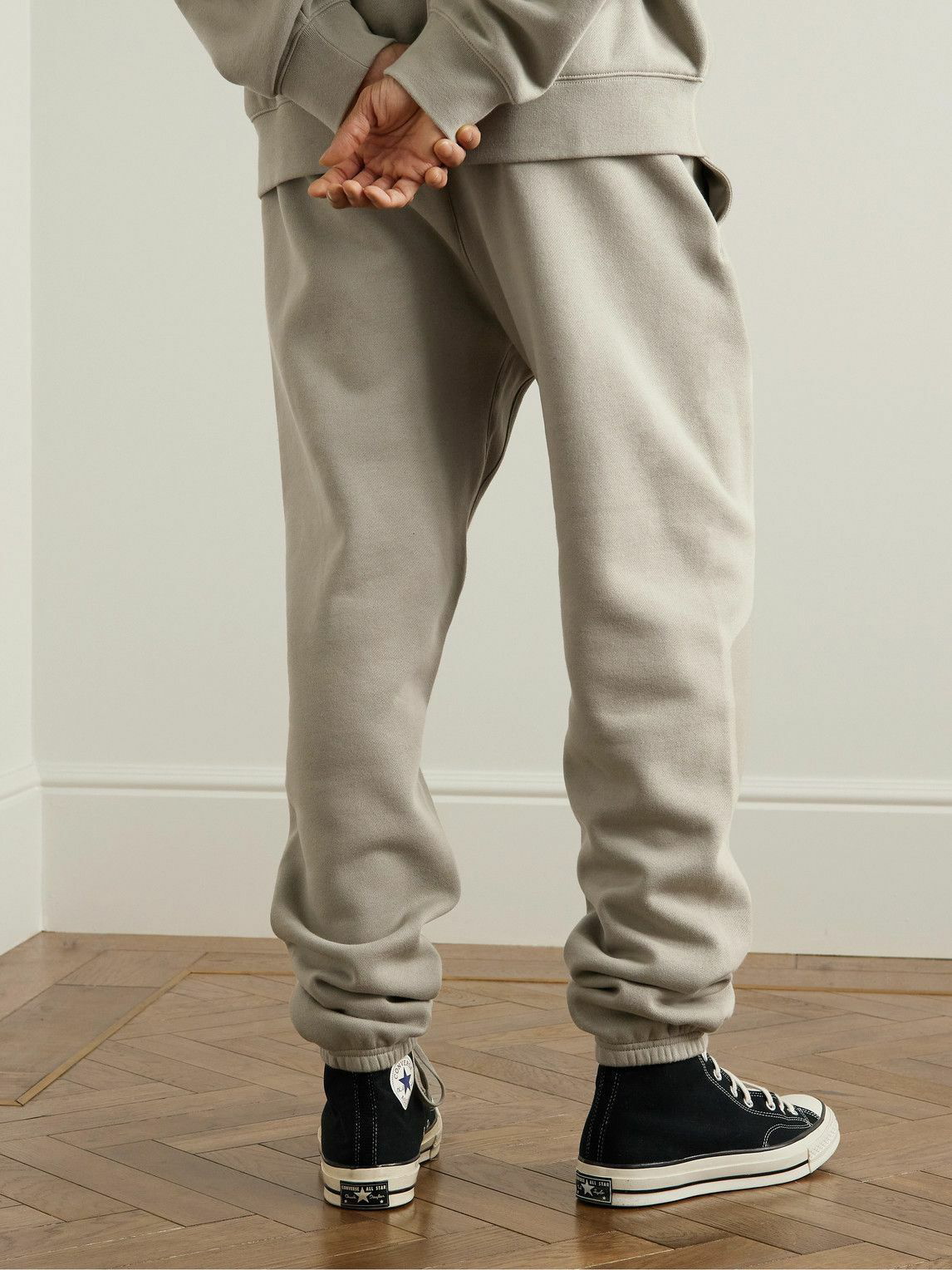 FEAR OF GOD ESSENTIALS Logo-Appliquéd Cotton-Blend Jersey Sweatpants for  Men