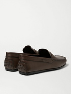 Tod's - City Gommino Leather Penny Loafers - Brown