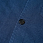 Nudie Jeans Co Men's Nudie Barney Worker Jacket in Indigo Blue